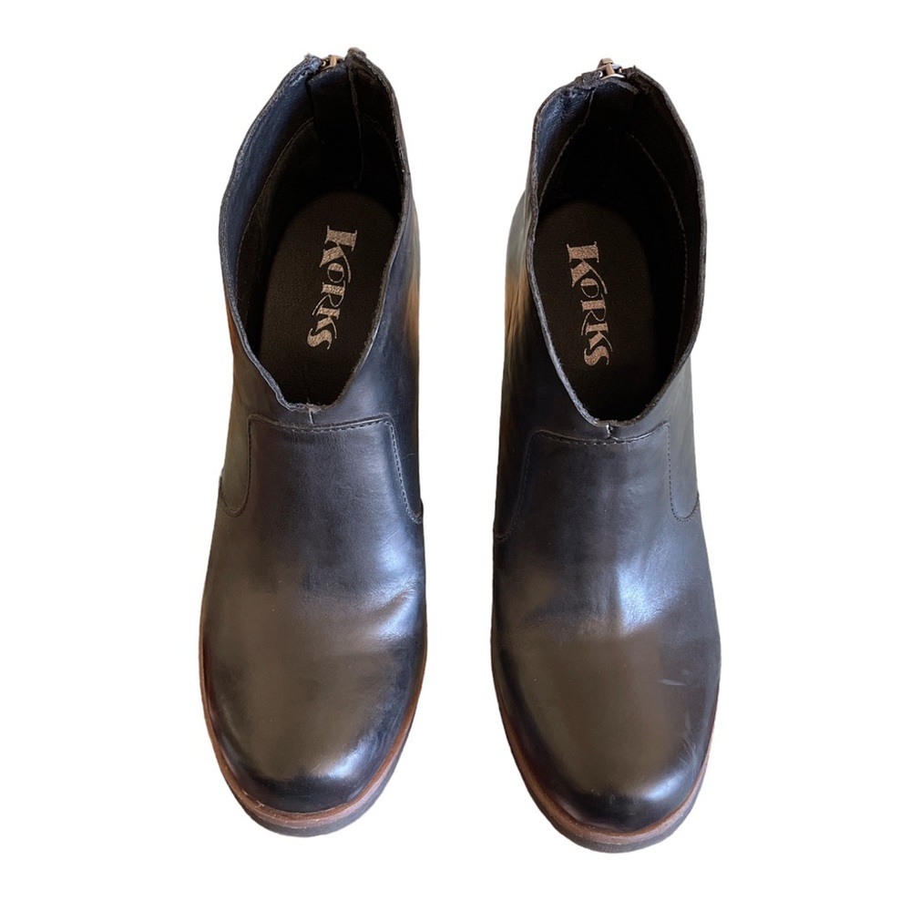 COPY - KORKS Womens Gemini Heel Leather Black Size 8